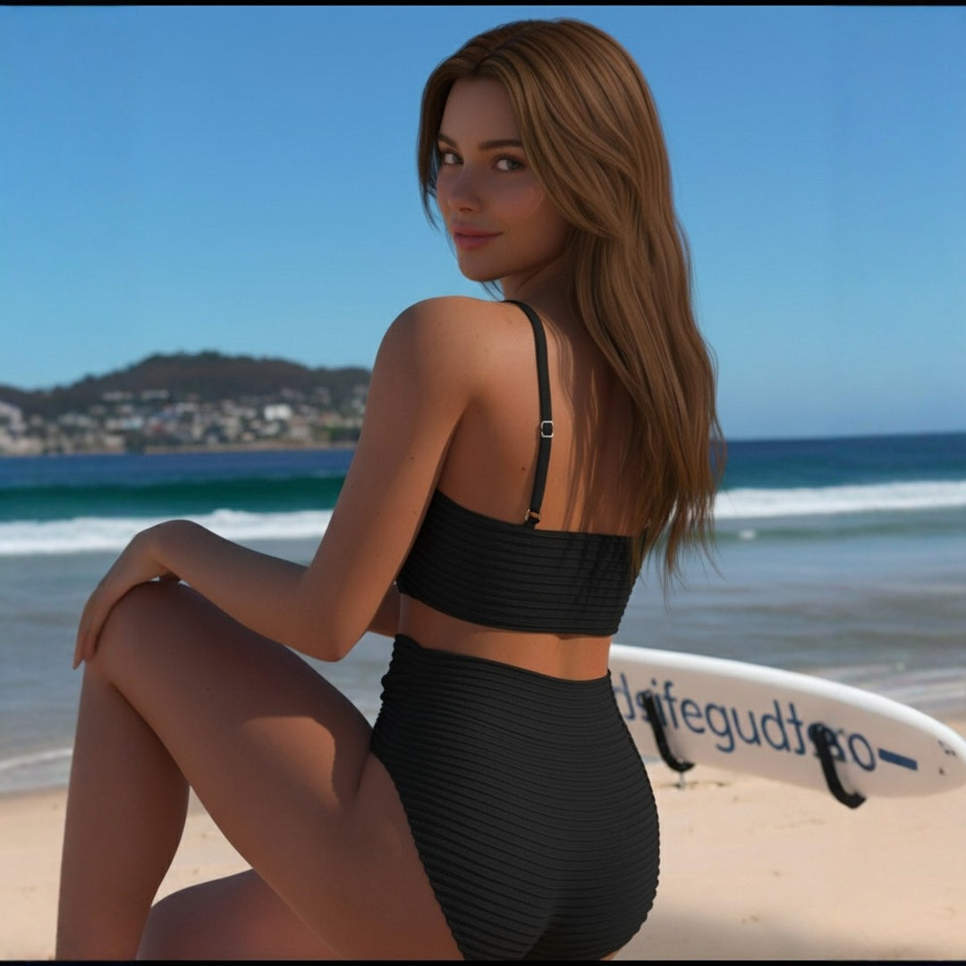 Dame Komfortabel Push-Up Bikini Skovae