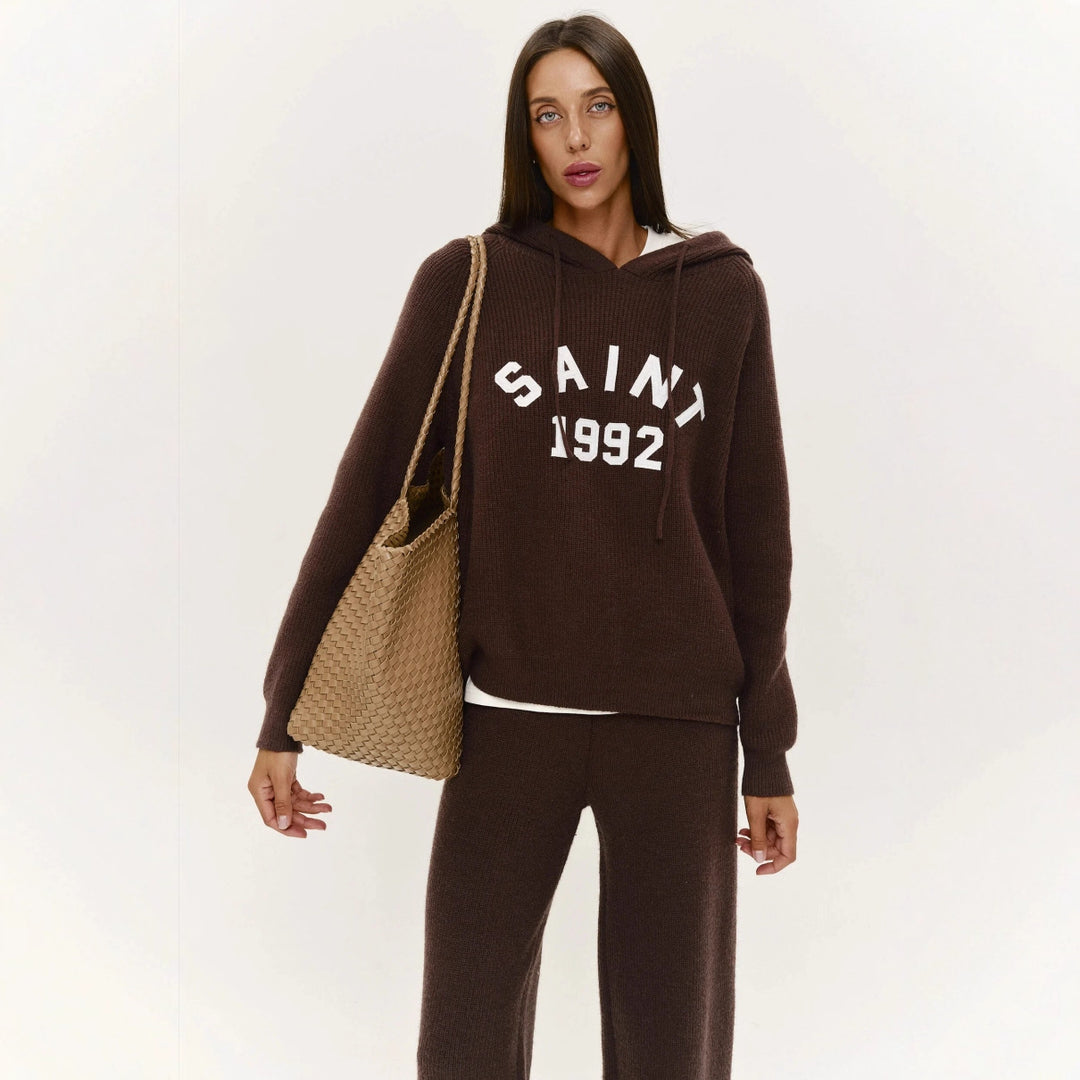 Kvinders komfortable hoodie med klassisk branding Stilla