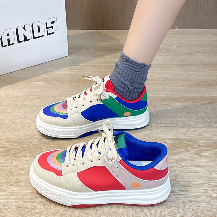 Dame Sneakers i farverigt design med åndbare egenskaber og støddæmpende sål Stilla