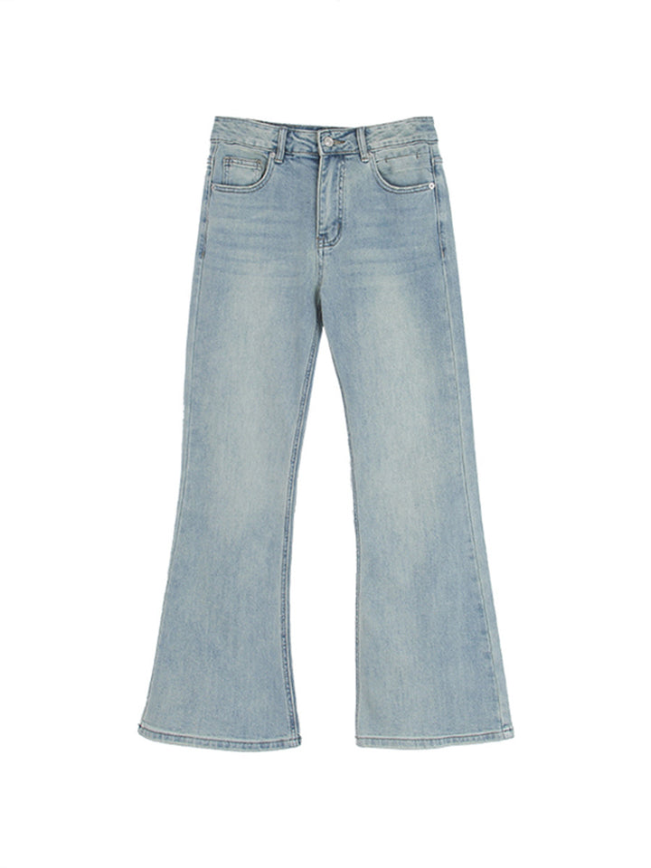 Dame High-Waist Flared Jeans med elegant snit og moderne design Stilla