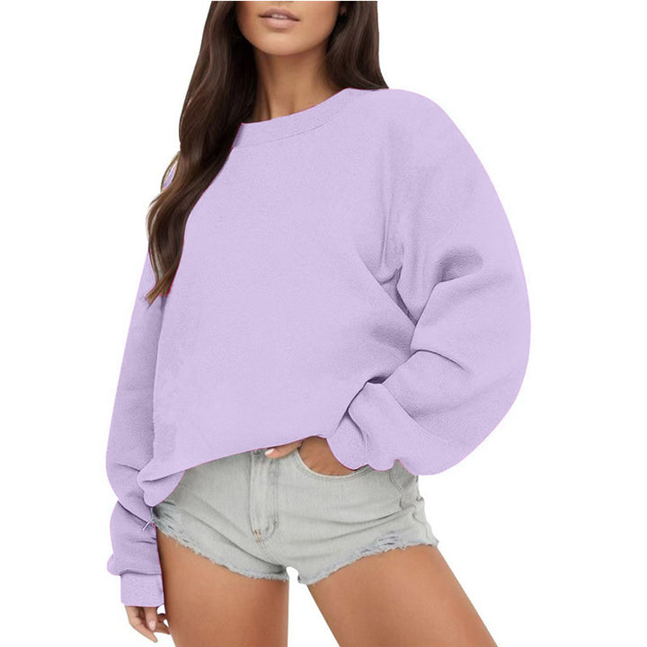Kvinders sweatshirt med afslappet snit og voluminøse ærmer Stilla