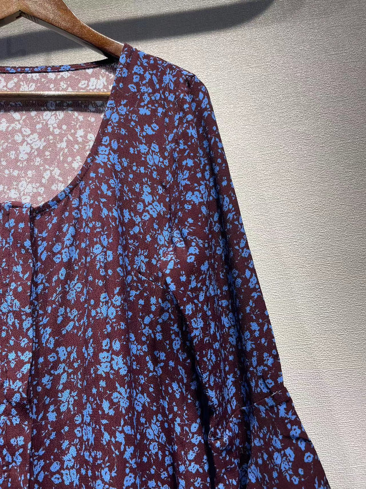 Dame sommerkjole med florale mønstre og afslappet snit Stilla