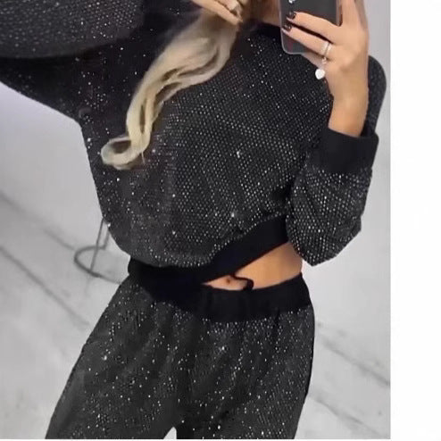 Dame Glitrende Fritids-Outfit Stilla