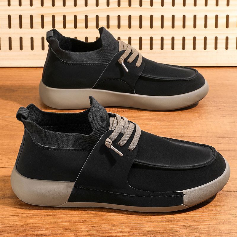 Herrer Fritids Elastiske Slip-On Sneakers med Komfortpasform Stilla