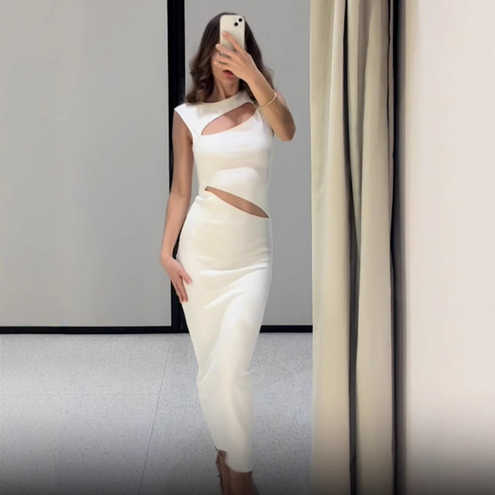Dame Elegant Maxikjole med raffinerede Cut-Outs Stilla