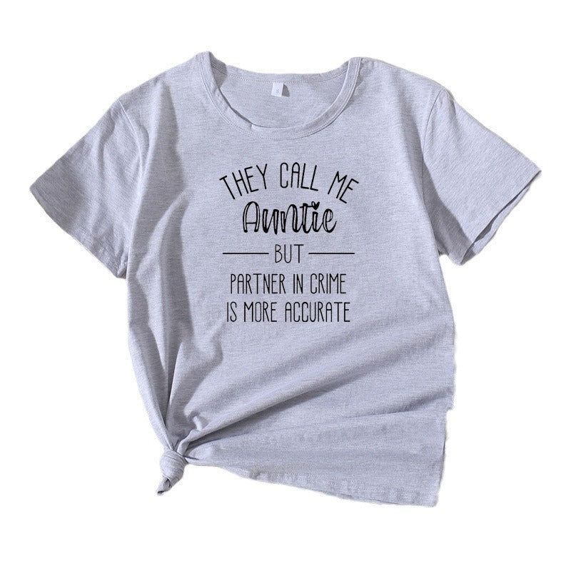 Kvinder Legende Tante Grafik T-shirt Stilla