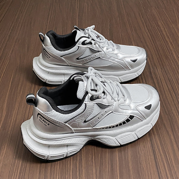Dame Sporty Sneakers med luftig mesh-overflade og dæmpende sål Stilla