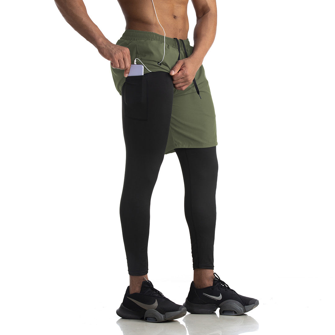 Herrer Sportive Kompressionsleggings Stilla