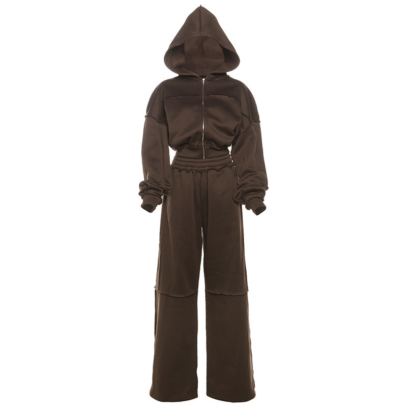 Dame Sporty two-piece with hood and loose fit Stilla