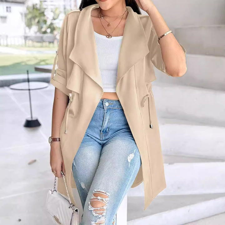 Dame Stilfuld Utility-Trenchcoat Stilla