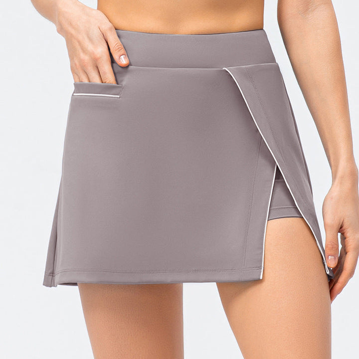 Stilla | Højtalje Skort Hurtig Tørring, Indbyggede Shorts & Komfortable (løb, Yoga)