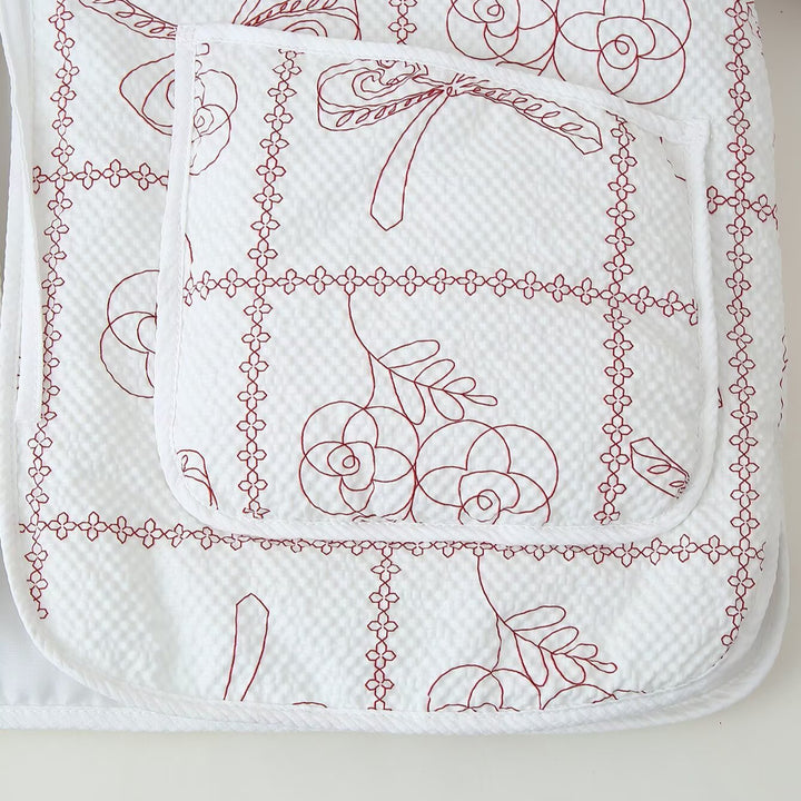 Damer quilted blazer-top med blomsterprint Stilla