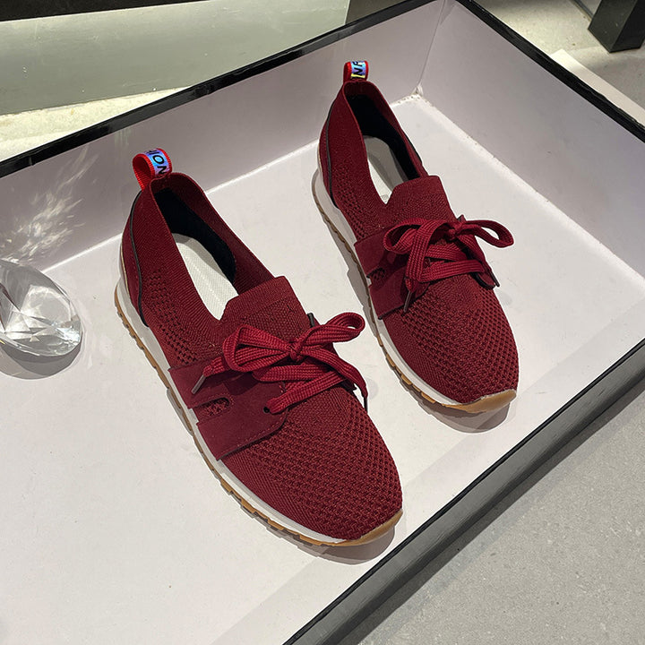 Dame Sporty Mesh-Sneakers med åndbart overdækning Stilla