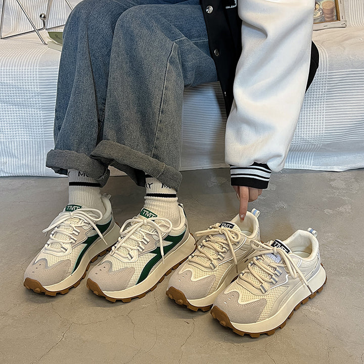 Dame Sporty Sneakers med åndbar struktur og skridsikker profil sål Stilla
