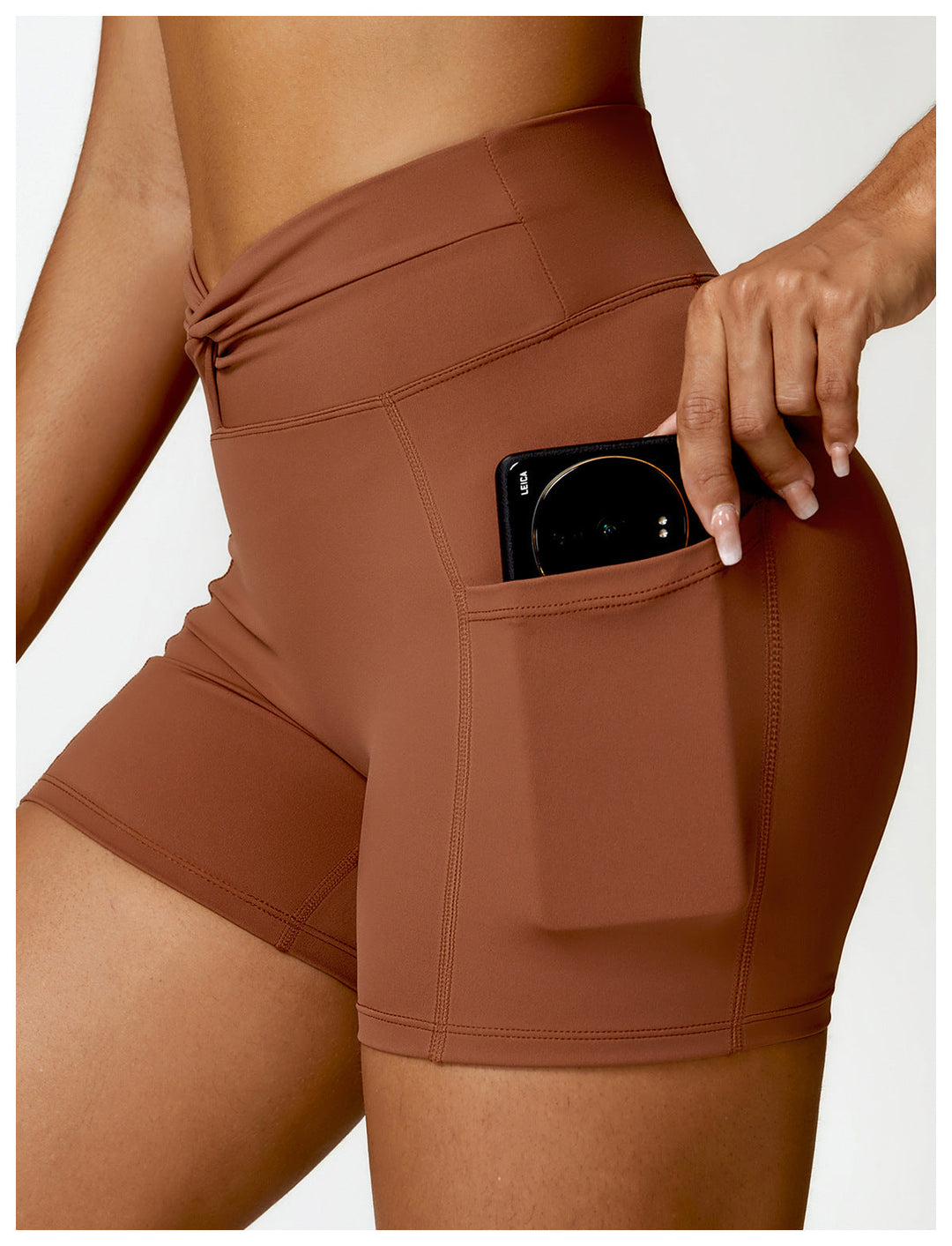 Stilla | Nude Feel Tight Yoga Shorts Casual Outdoor Running Og Motion Fitness Bukser