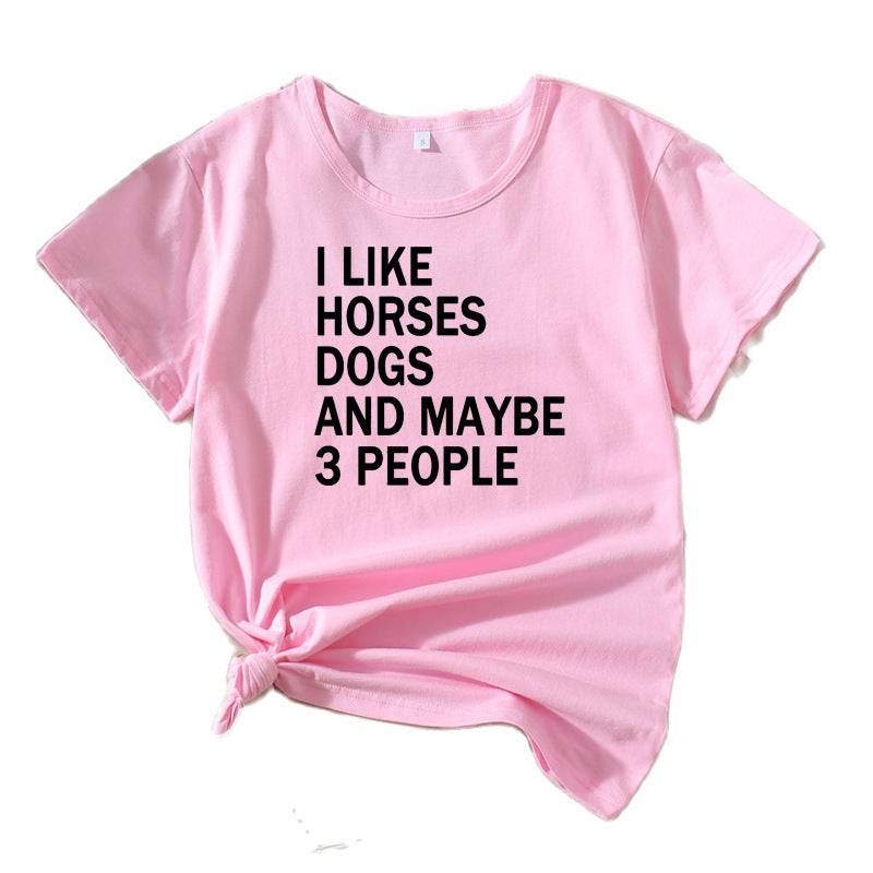 Dame Casual Sjov Citat T-shirt Stilla