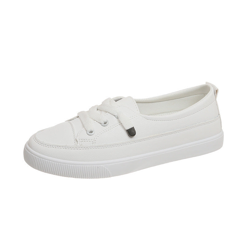 Dame Sneakers i høj kvalitet af kunstlæder med detaljeret snøredesign og polstret indersål Stilla