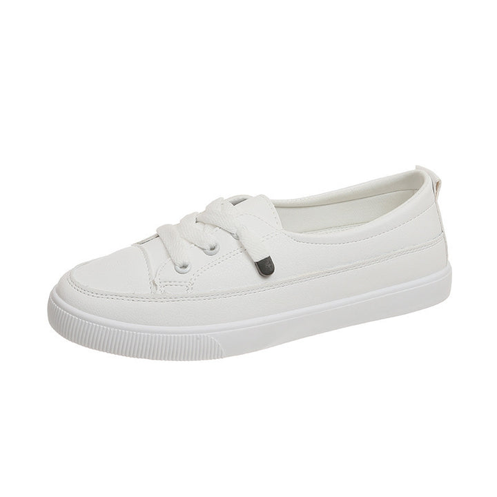 Dame Sneakers i høj kvalitet af kunstlæder med detaljeret snøredesign og polstret indersål Stilla