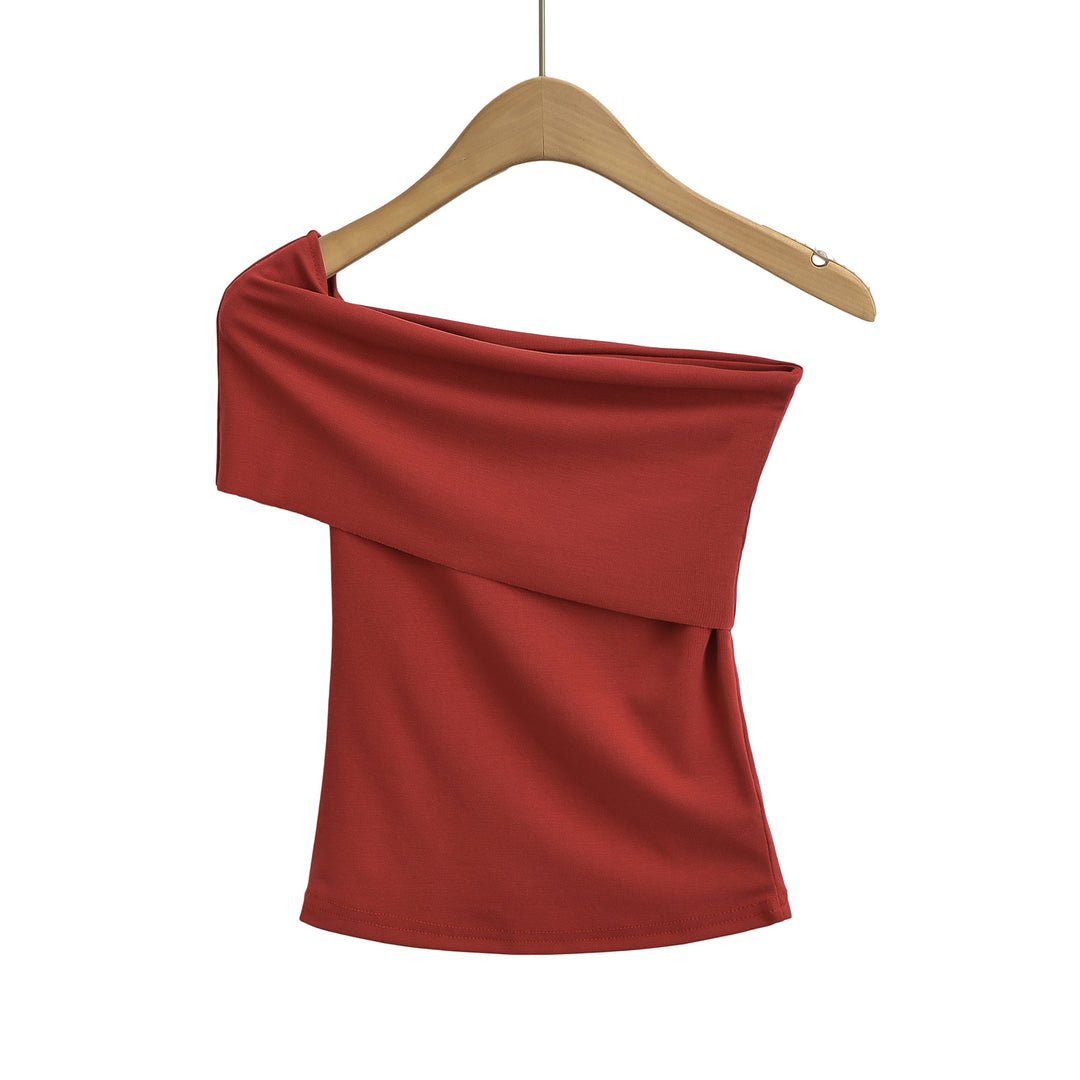 Dame Off-Shoulder Top med raffineret Drapé-design Stilla