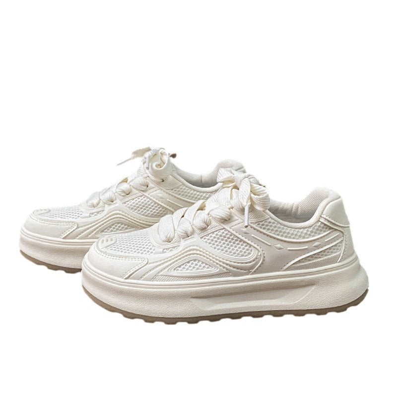 Dame Sporty Sneakers med åndbar mesh-overflade og støddæmpende sål Stilla