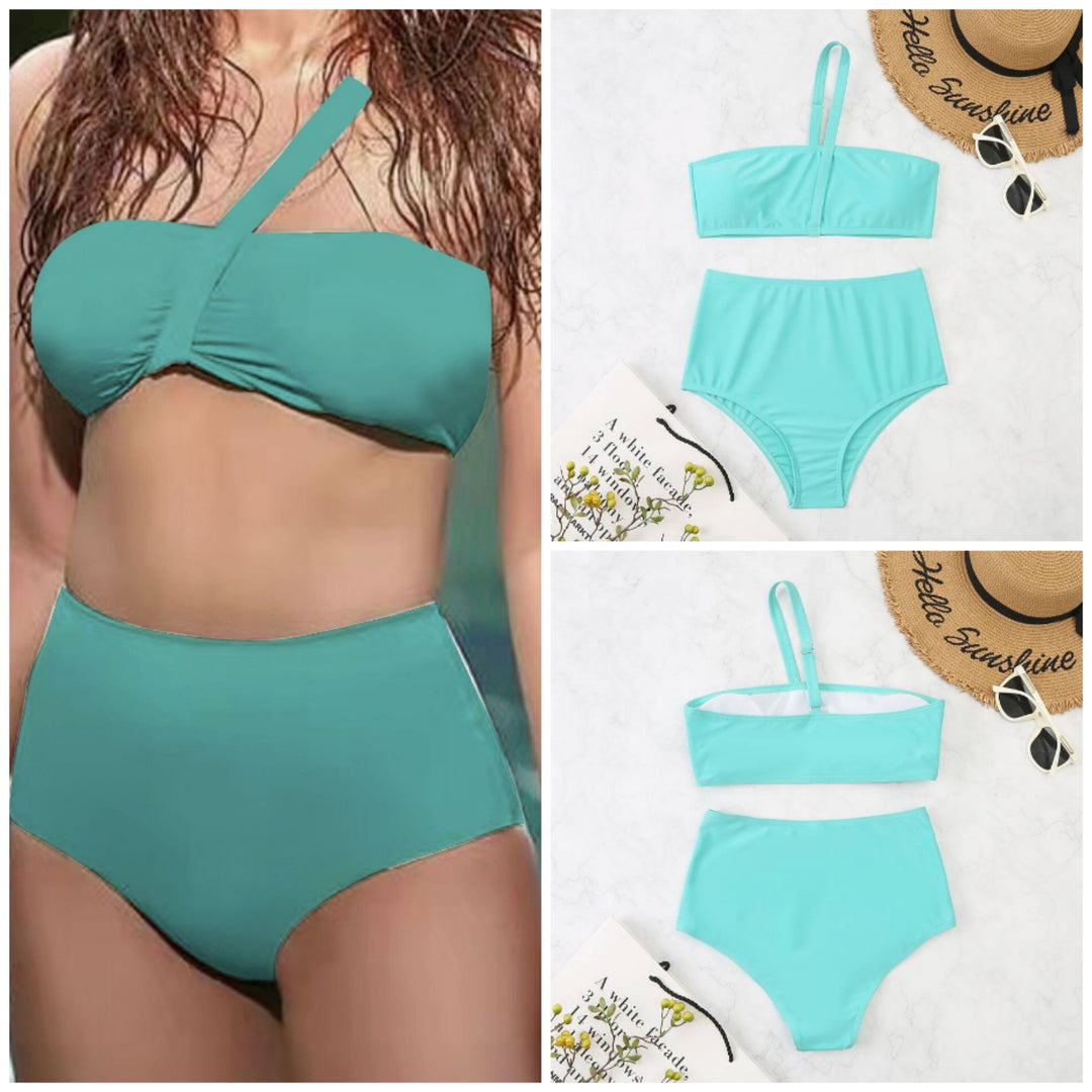 Dame Højtaljet Bralette Bikini Sæt Stilla