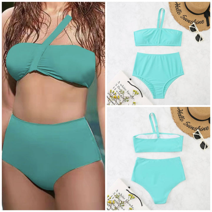Dame Højtaljet Bralette Bikini Sæt Stilla
