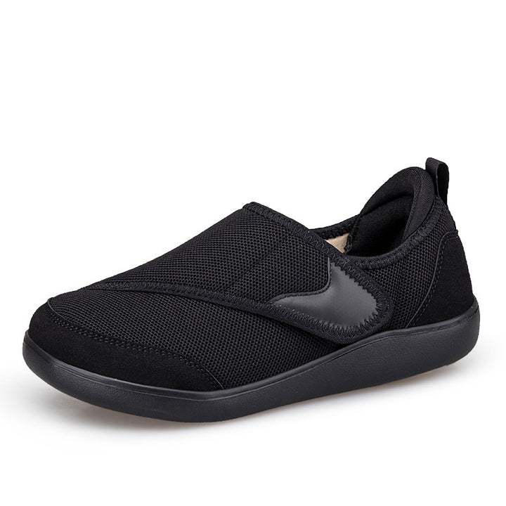Dame nan en-håndsjustérbar slip-on-halbsko med velcro, åndbar mesh og stødabsorberende EVA-sål Skovae