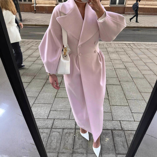 Kvinders elegante trenchcoat med skræddersyet pasform og sideslids Stilla