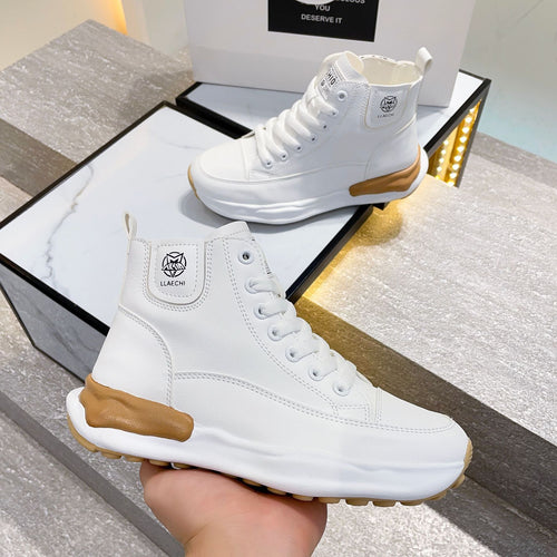 Dame Høje Sneakers med ergonomisk dæmpning og moderne plateau sål Stilla