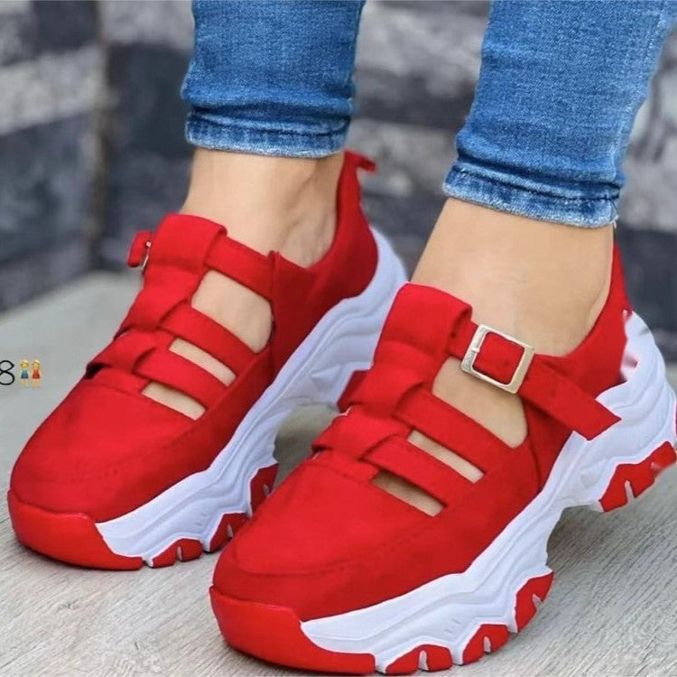 Dame Sporty Sneakers med åndbare indsats og skridsikker sål Stilla