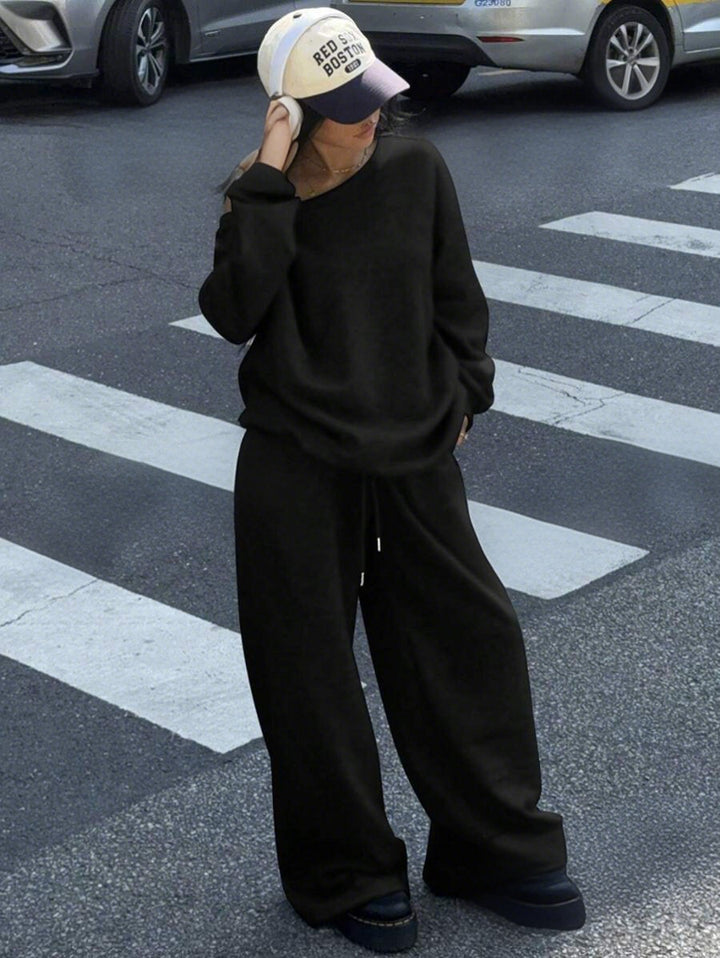 Dame komfortable oversized sweats og casual sweater Skovae