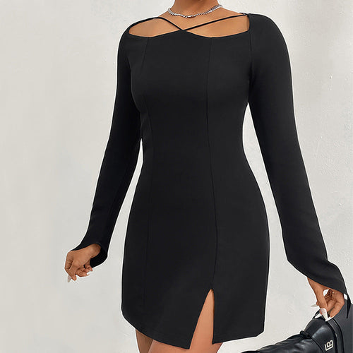 Stilla | Trendy Hulsnit Pullover Mini Nederdel