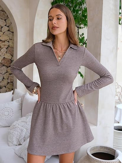 Damer Sporty Polo Kjole Stilla