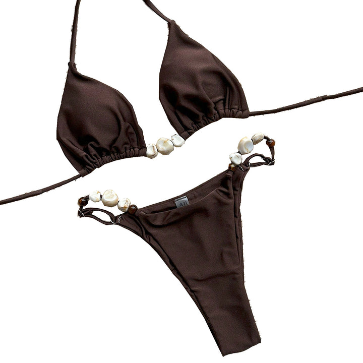 Dame Handmade Skald-Accent Bikini-Sæt Stilla