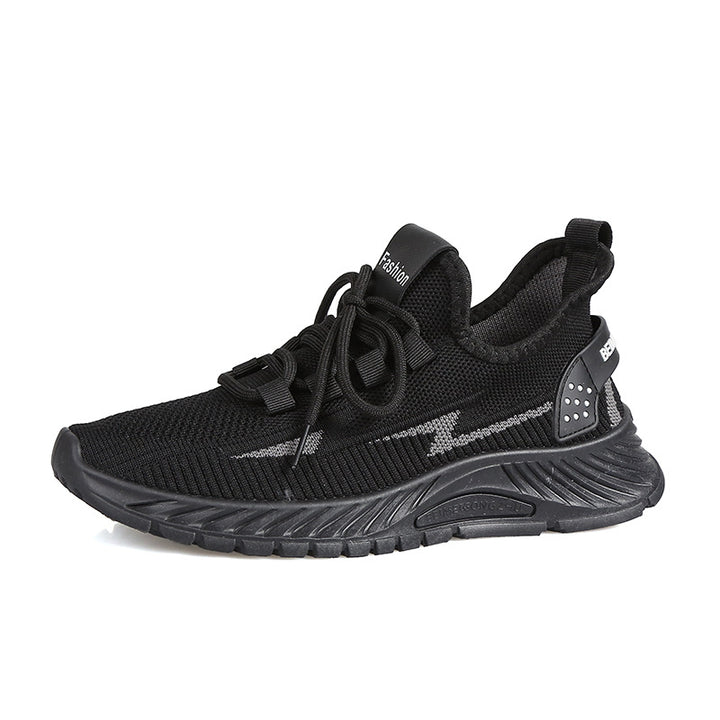 Dame Luftige Sport Sneakers med elastisk strikkonstruktion og skridsikker sål Stilla