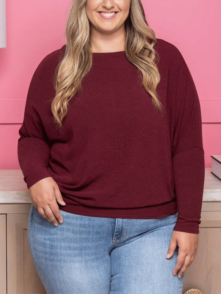 Dame Relaxed Fit Pullover Top Stilla