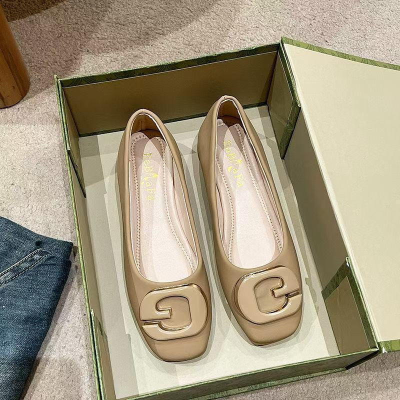 Dame elegante Slingback-Mules med moderigtige spænde-detail og komfortabel blokhælhæl Stilla