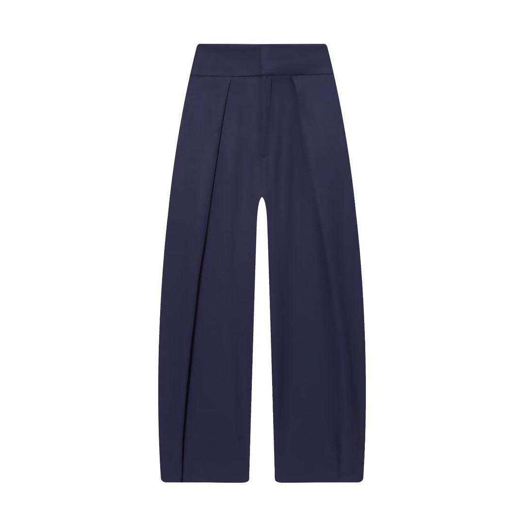 Dame elegant bred bukser med fine folder Skovae