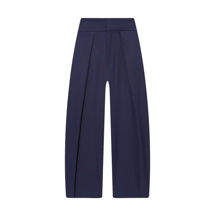 Dame elegant bred bukser med fine folder Skovae