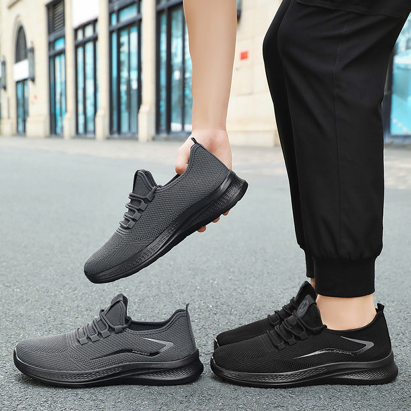 Dame Åndbare og fleksible livsstilssneakers med skridsikker sål og elastisk indgang Stilla