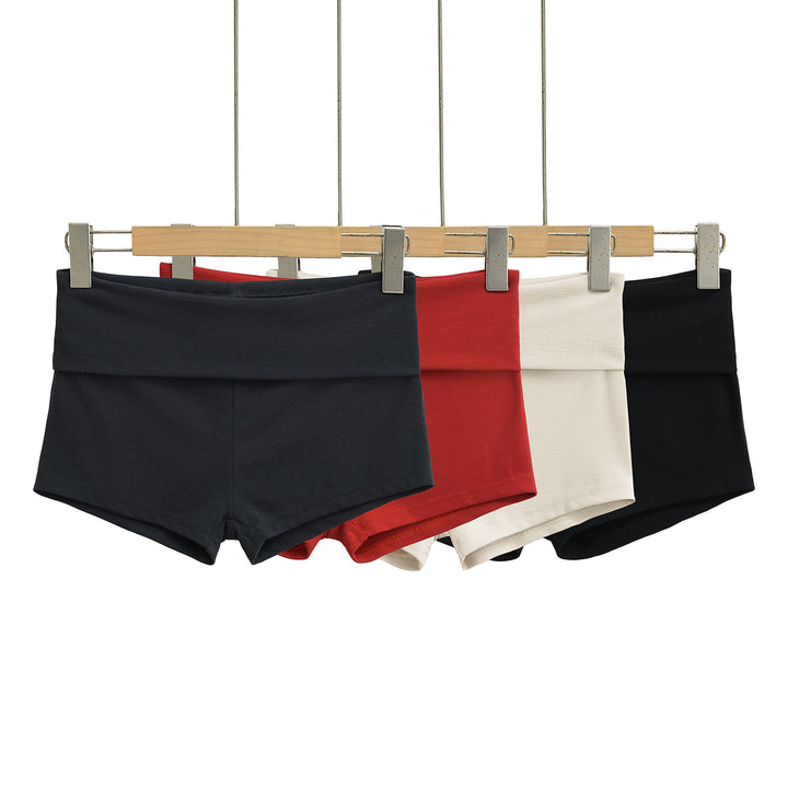 Dame Sportliche Høj talje shorts med elastisk komfortbånd Stilla