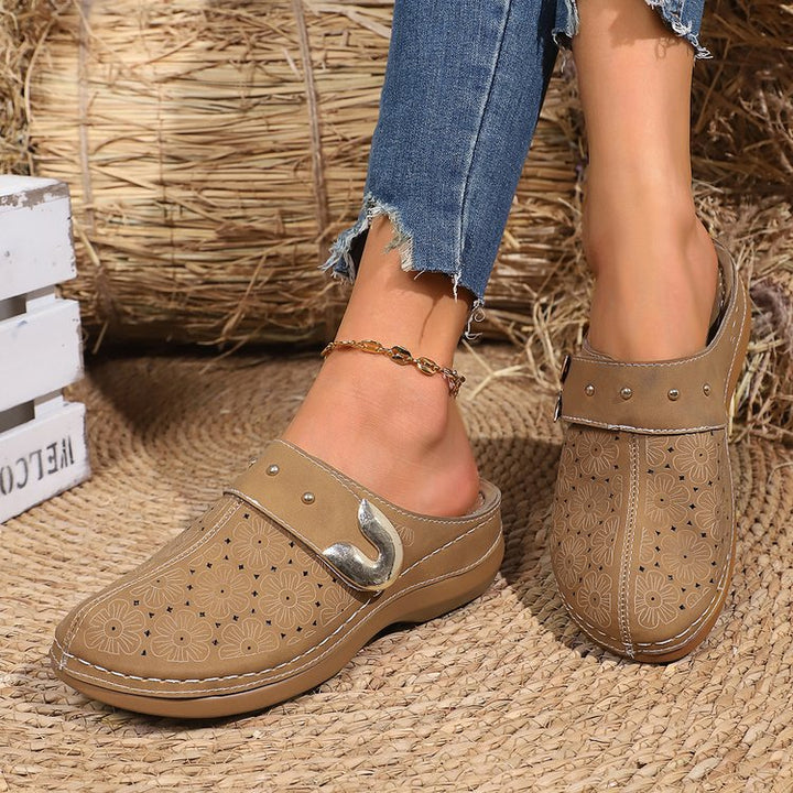 Dame Komfortable Clogs med elegante udsmykninger Stilla