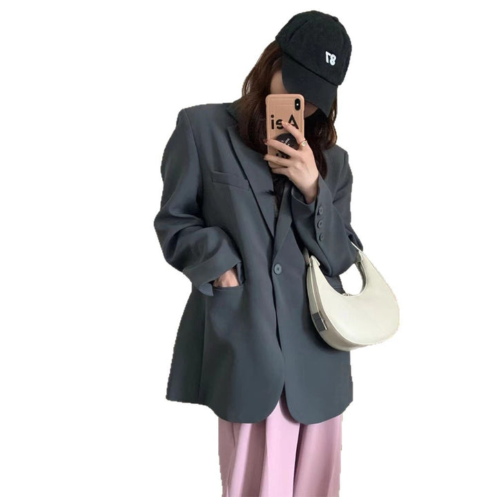 Kvinders oversized blazer lavet af materialer af høj kvalitet med lommer Stilla