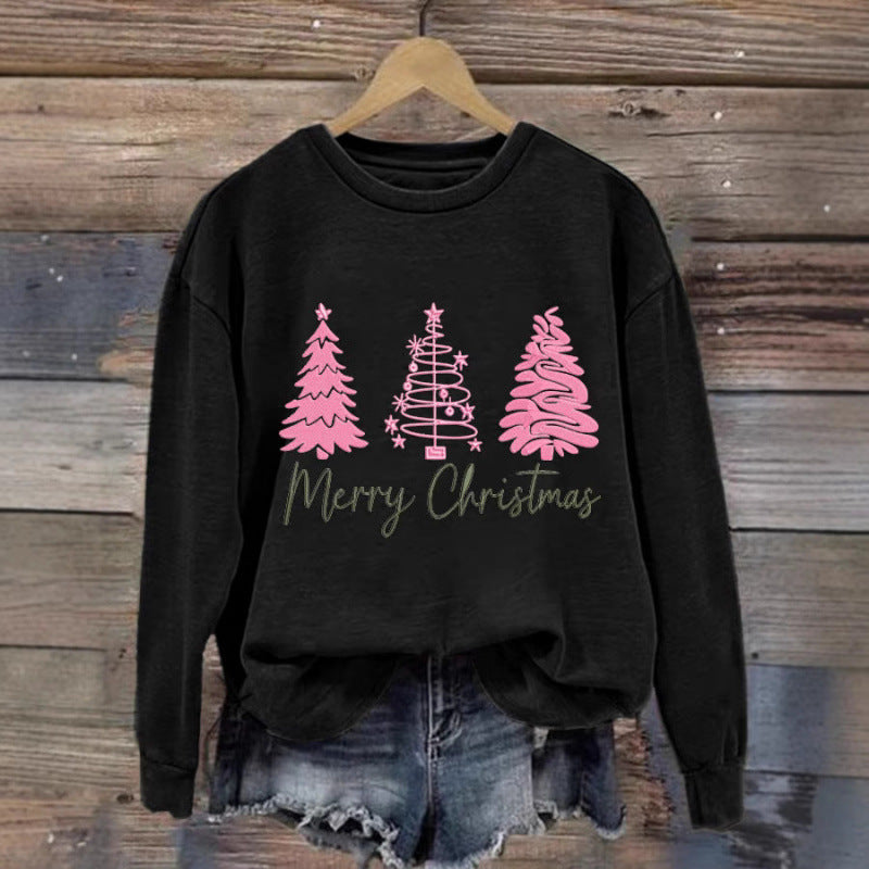 Kvinder komfortabel jul sweatshirt med festlig print Skovae