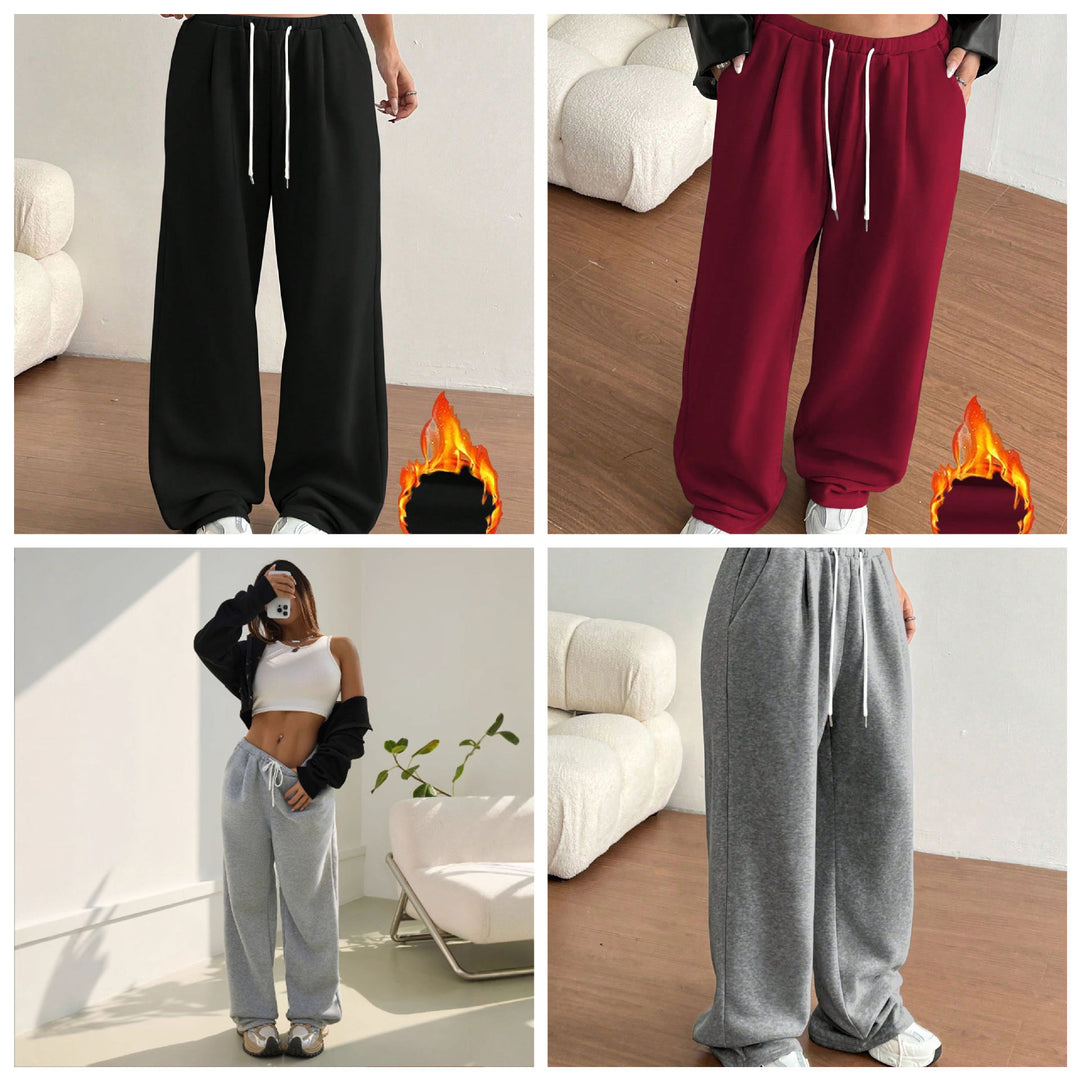 Kvindernes komfortable sweatpants med en afslappet pasform og sidelommer Stilla