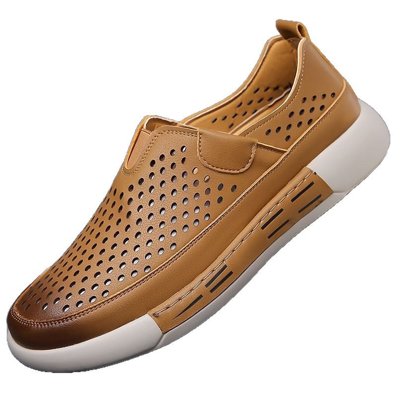 Herrer Åndbar Fritid Slip-On Sneakers med Ventilationsdesign Stilla