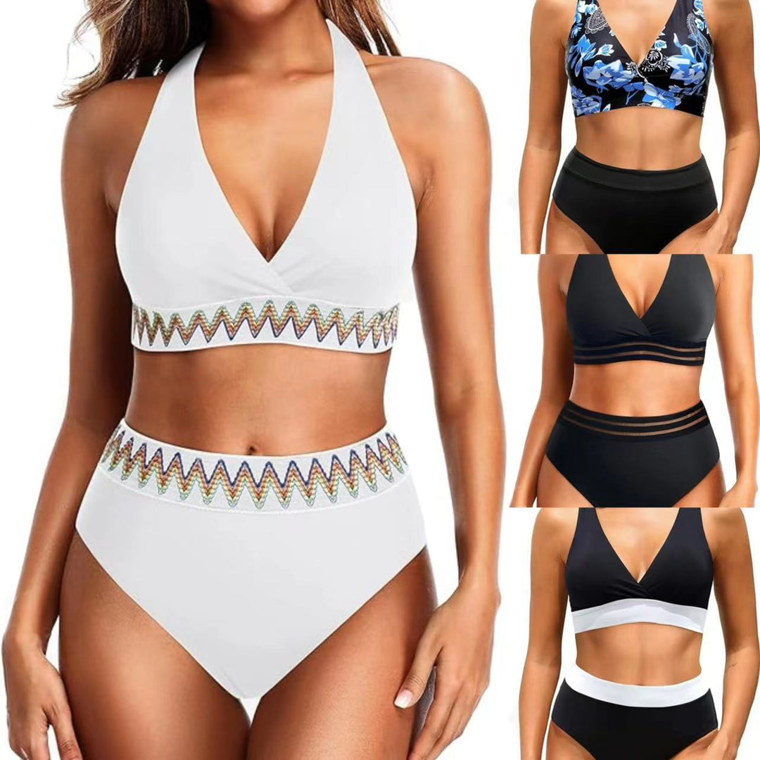 Dame Sporty højtaljet bikini Skovae