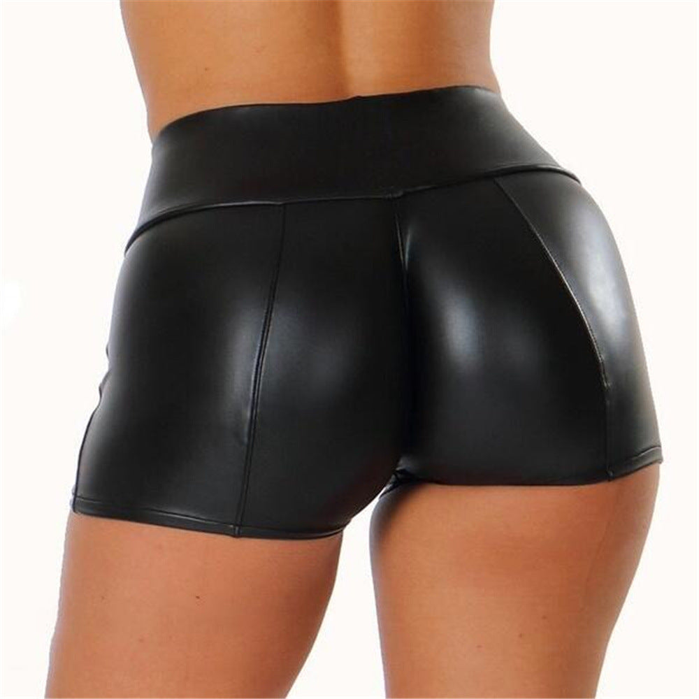 Dame Høj Talje Skinnende Sportshorts Stilla