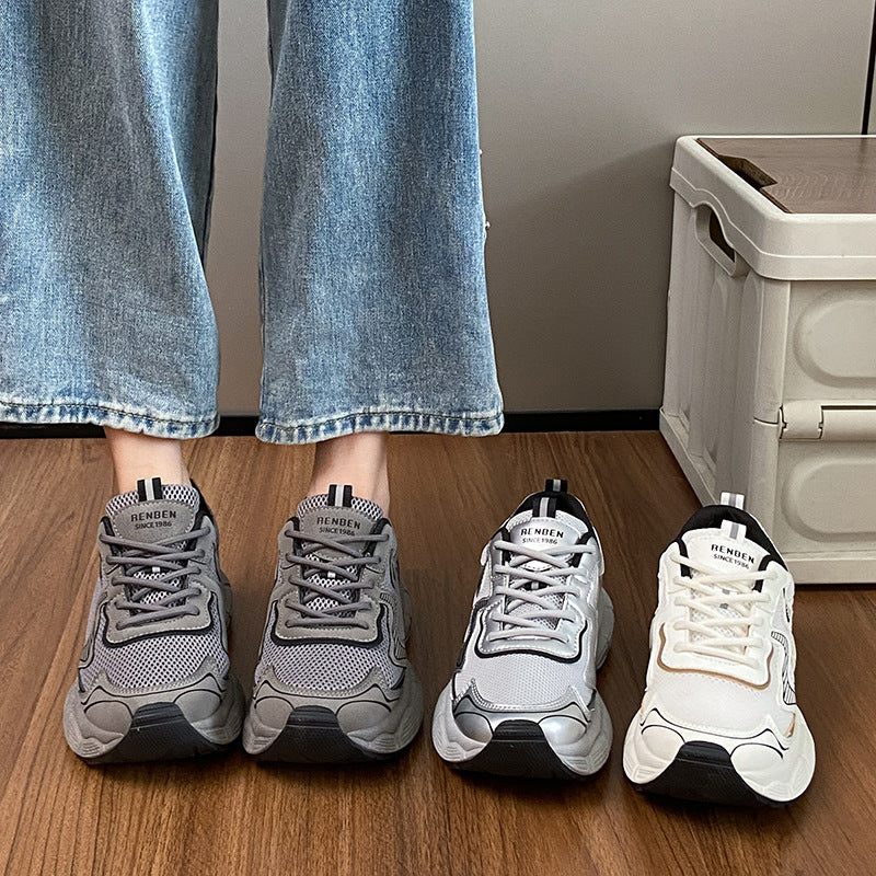 Dame Sporty Sneakers med støddæmpende sål og åndbar mesh-overflade Stilla