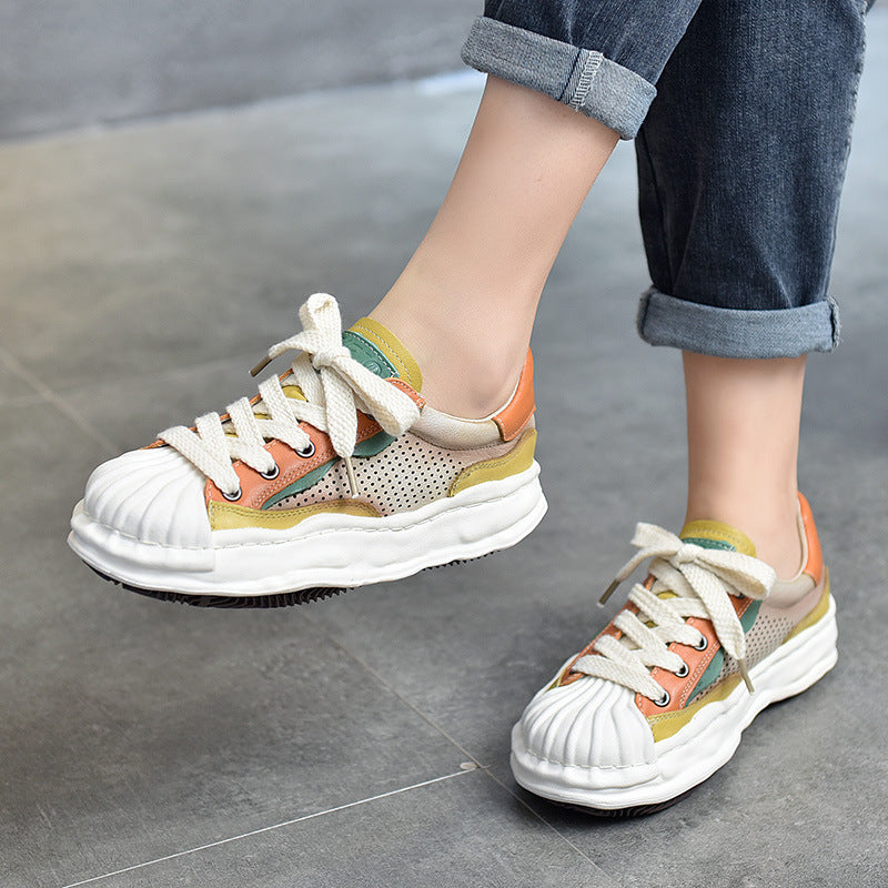 Dame Komfortable Sneakers med åndbart overmateriale og robust design Stilla